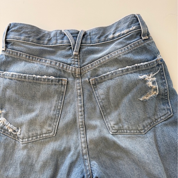 Veronica Beard-High Rise-Distressed-Blue-Jeans-Distressing-Cut Offs- Size 25 - Picture 4 of 16